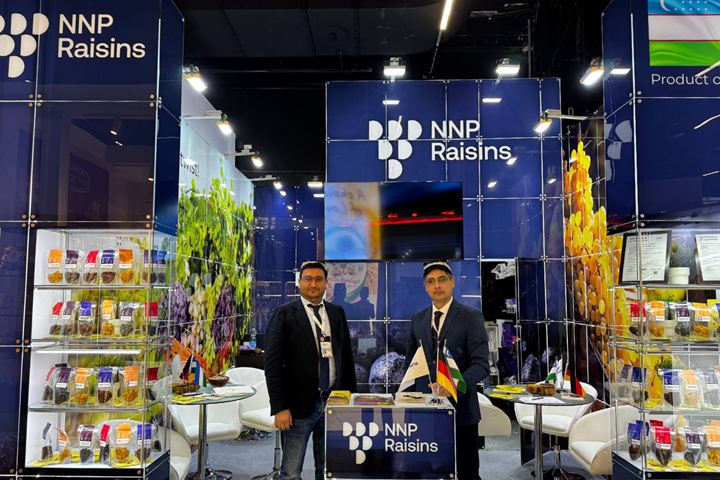 The NNP Raisins stand at Anuga 2025 in Cologne.